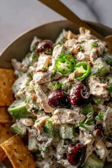 Cherry Jalapeno Chicken Salad
