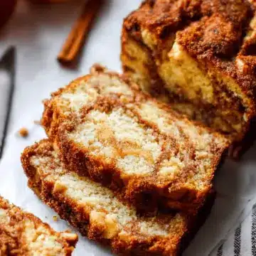 Homemade Apple Cinnamon Bread Recipe