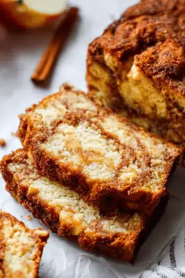 Homemade Apple Cinnamon Bread Recipe