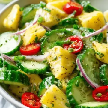 Cucumber Pineapple Salad