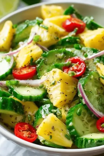 Cucumber Pineapple Salad