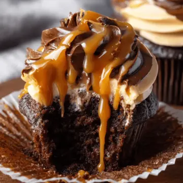 Chocolate Caramel Cupcakes