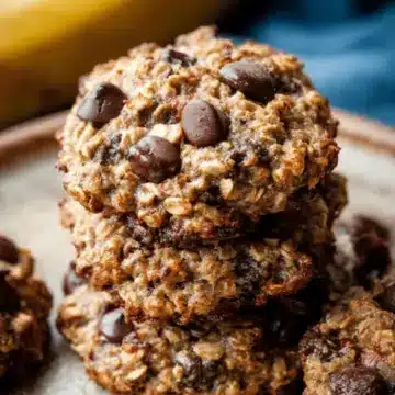 Banana Chocolate Chip Breakfast Cookies