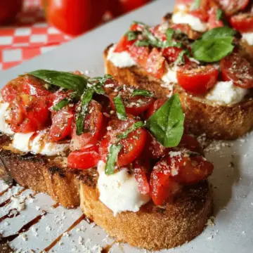 Quick and Easy Bruschetta Recipe: Mozzarella Edition