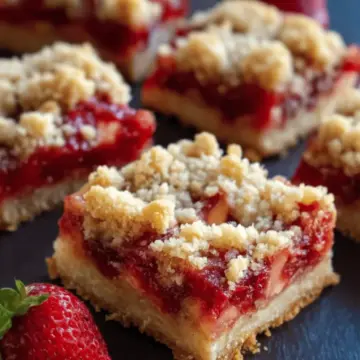 Strawberry Crumb Bars