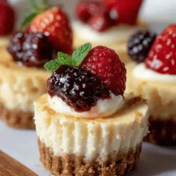 Mini Cheesecake Cupcakes