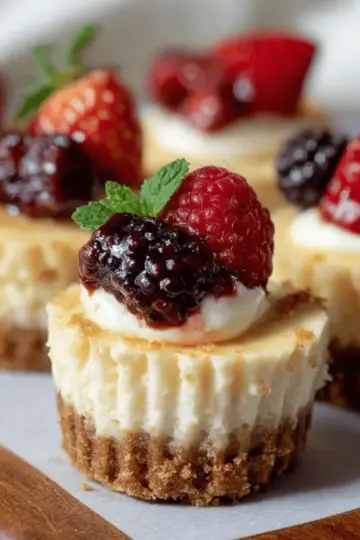Mini Cheesecake Cupcakes