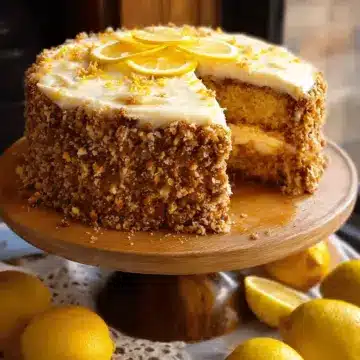 Lemon Crunch Cake Recipe