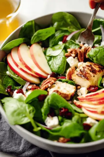 Apple Spinach Salad