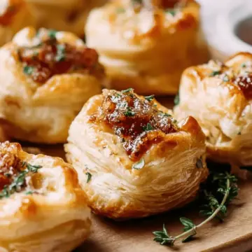Puff Pastry Brie Bites