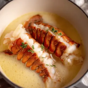 No Fail Perfect Butter Poached Lobster Tail
