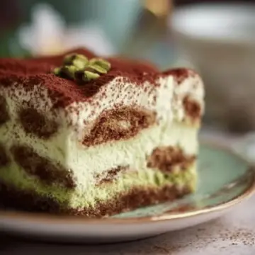 Easy Pistachio Tiramisu