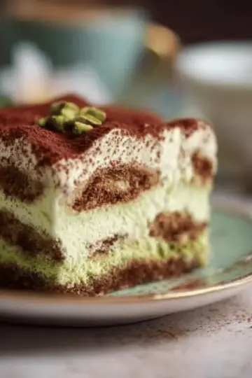 Easy Pistachio Tiramisu
