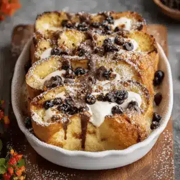 Cannoli Baked French Toast