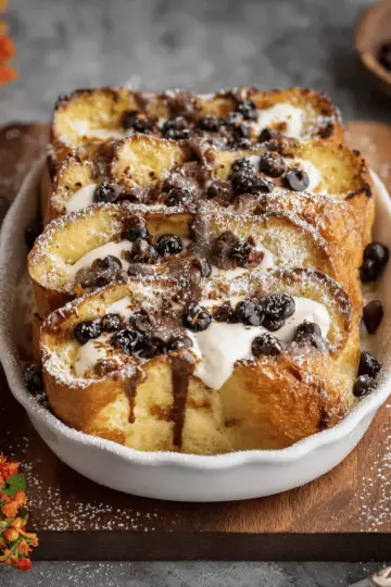 Cannoli Baked French Toast