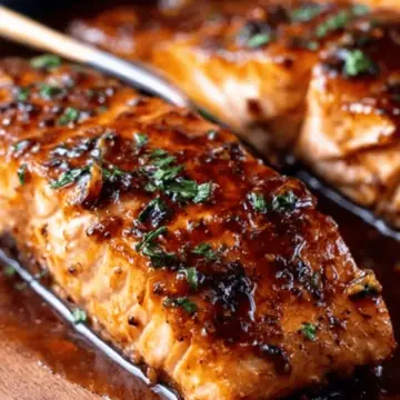 Honey Garlic Glazed Salmon