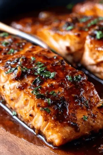 Honey Garlic Glazed Salmon