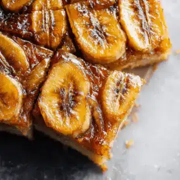 Caramelized Banana Upside Down Cake