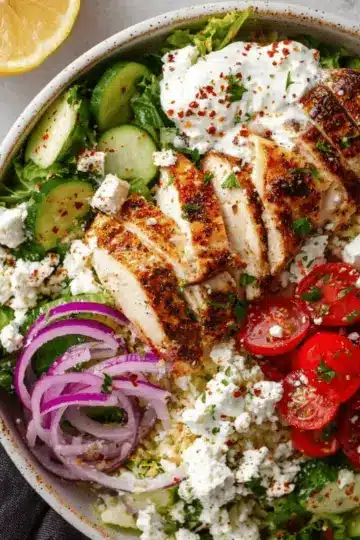 Greek Chicken Bowls