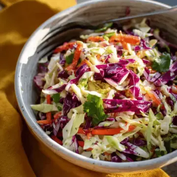 Mexican Coleslaw With Cilantro Lime Dressing