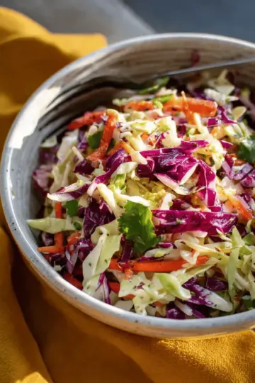 Mexican Coleslaw With Cilantro Lime Dressing