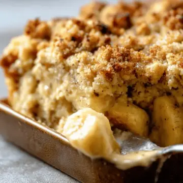 Crumble aux bananes