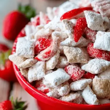 Strawberry Shortcake Puppy Chow