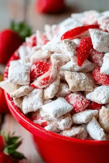Strawberry Shortcake Puppy Chow