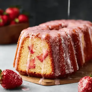 Strawberry Pound Cake
