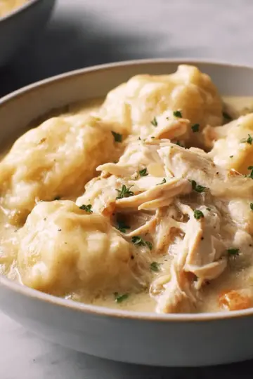 Super Easy Chicken and Dumplings