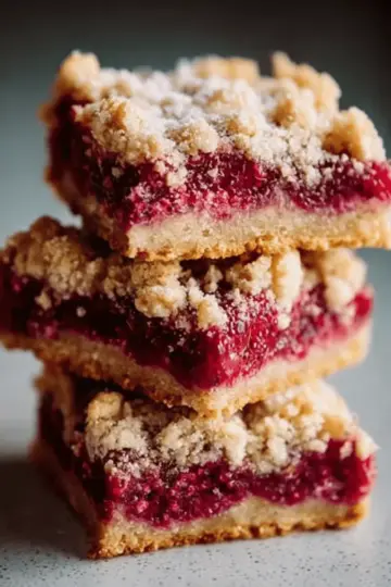 Raspberry Crumble Bars