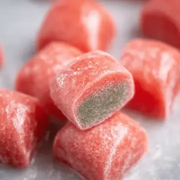 Watermelon Mochi