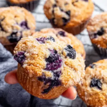 The BEST Blueberry Protein Muffins (Easy Recipe)