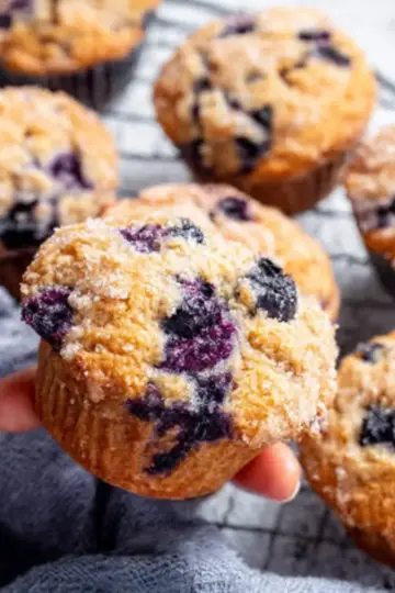 The BEST Blueberry Protein Muffins (Easy Recipe)