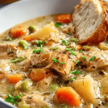 Slow Cooker White Wine Chicken Stew
