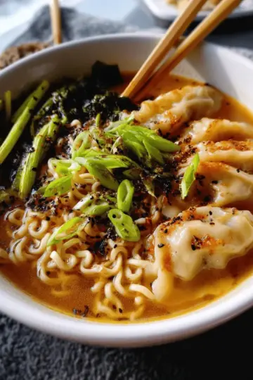 Dumpling Ramen Soup