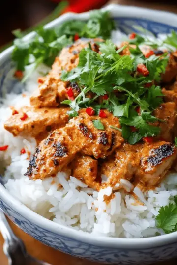 Coconut Chicken Rice Bowl