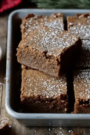 Gingerbread Brownies