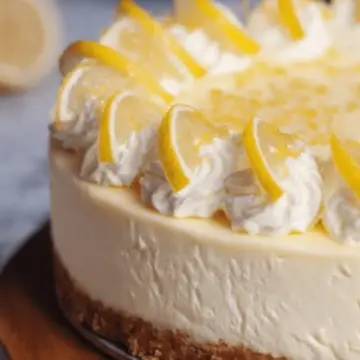 No-Bake Lemon Cheesecake!