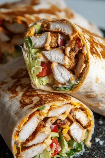 Chipotle Ranch Grilled Chicken Burrito