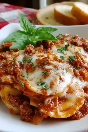 Randy's Slow Cooker Ravioli Lasagna