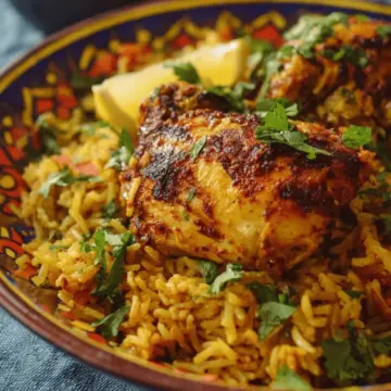 Moroccan Chicken & Rice
