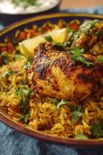 Moroccan Chicken & Rice