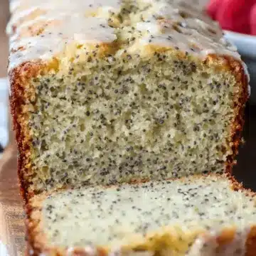 Almond Poppyseed Loaf Cake