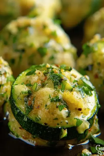 Zucchini Garlic Bites