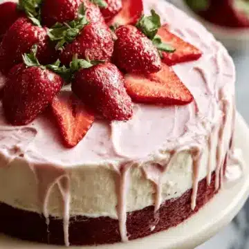 Homemade Strawberry Cake