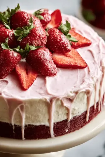 Homemade Strawberry Cake