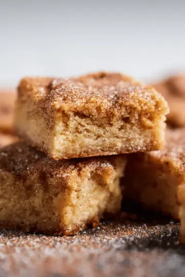 Cinnamon Sugar Blondies