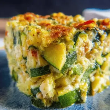 Baked Zucchini, Spinach, and Feta Casserole