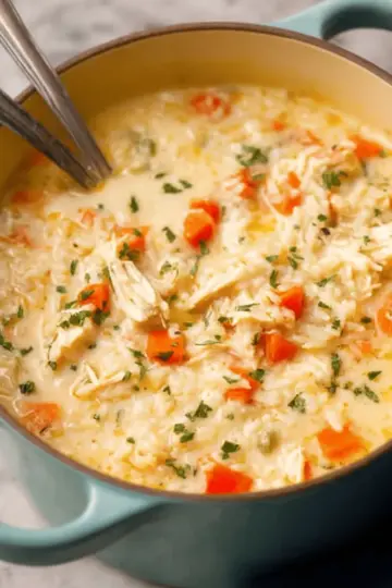Creamy Chicken and Rice Soup